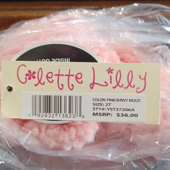 COLETTE LILLY Sherpa Pullover Baby Size 2T - Picture 3 of 3